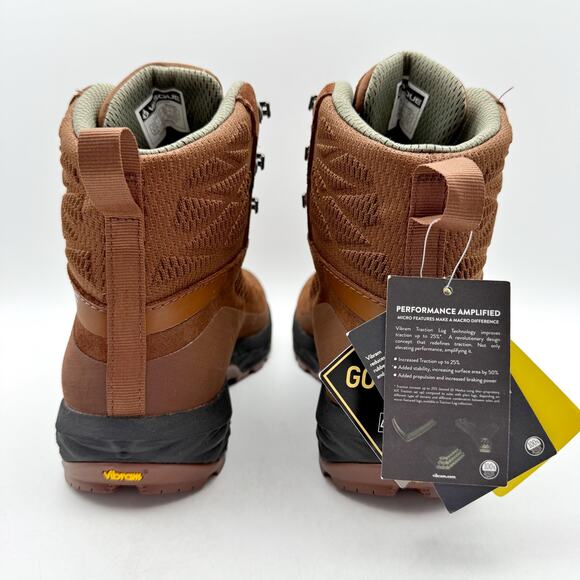 Vasque Womens Torre AT GTX Boots US 8.5 M EU 39 Brown Leather Waterproof NIB - Picture 9 of 12
